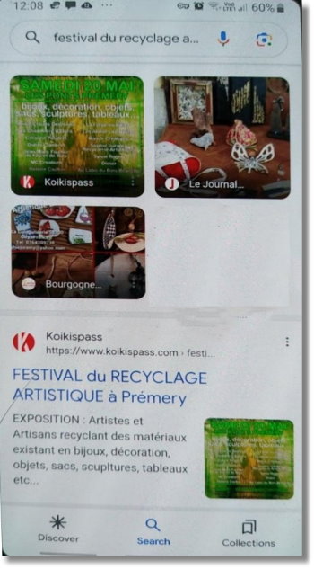 affiche du festival du recyclage artistique 2023