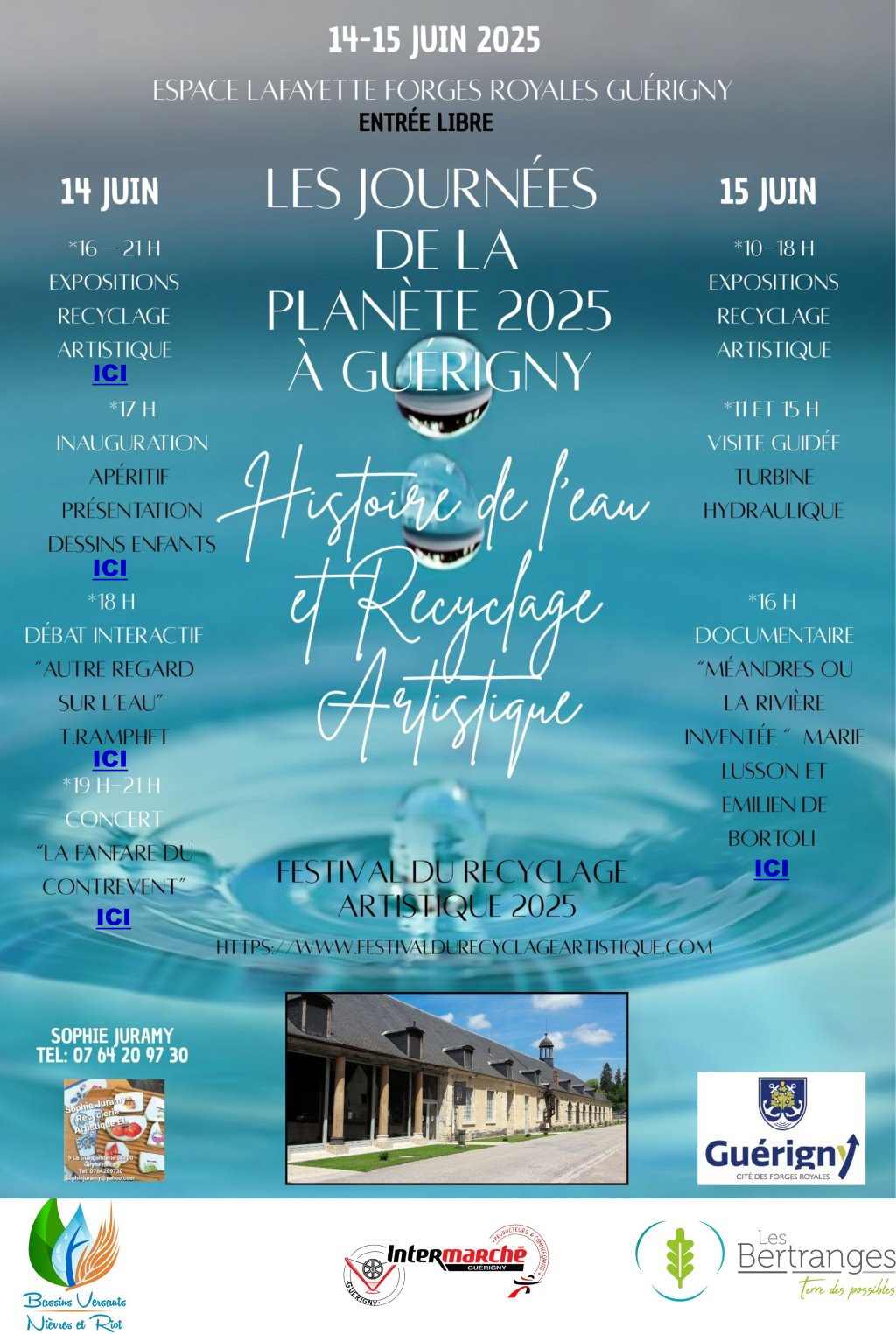 Programme des 14 et 15 juin 2025 du Festival du Recyclage Artistique