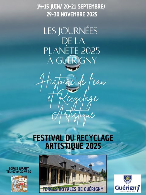 festival du recyclage artistique 2025 à Guérigny dans le cadre des journées de la planète