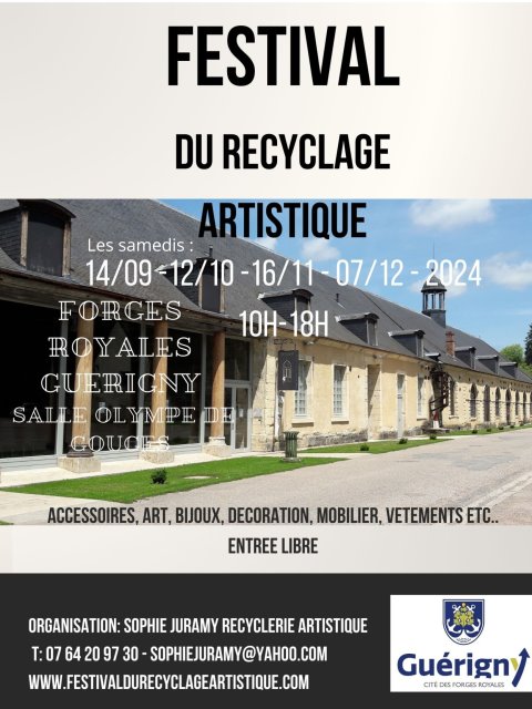 festival du recyclage artistique aux Forges Royales de Guérigny salle Olympe de Gouges